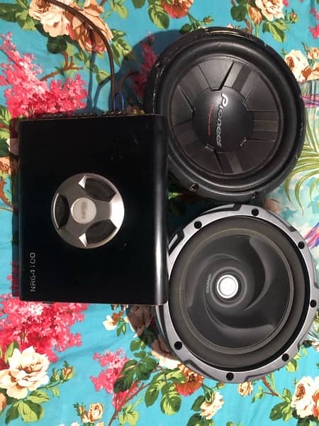 pioneer d4 woofer Kenwood 3010 woofer amplifier japani 1