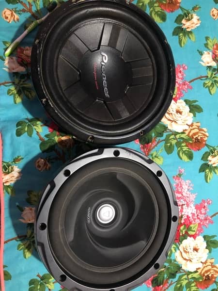 pioneer d4 woofer Kenwood 3010 woofer amplifier japani 2