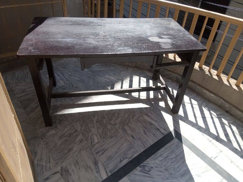 Large Table pure wood 100 % ok original wood 1