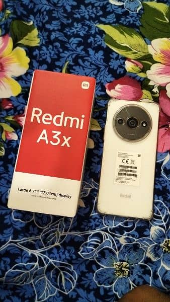 Redmi a3x. 3gb 64gb with box and cable lush condition 1month 2