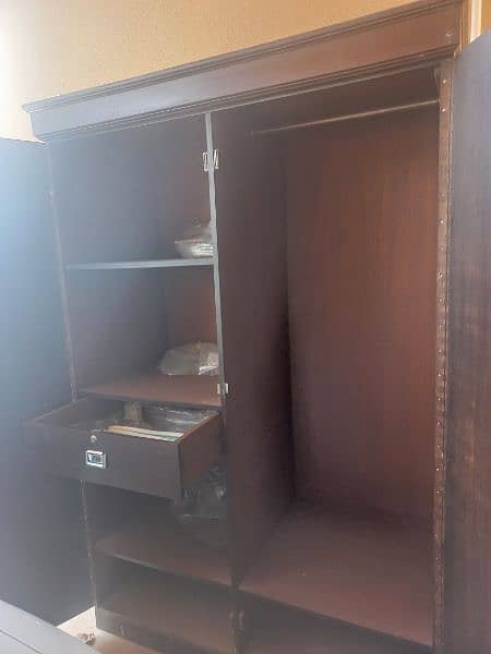 wooden dark brown cupboard 5