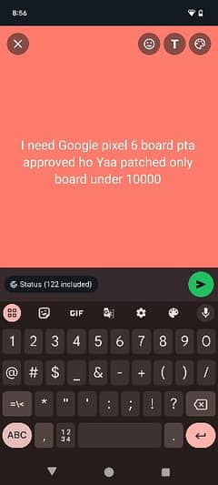 I need Google pixel 6 read full add