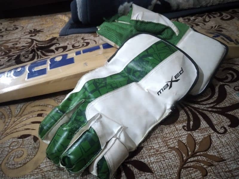 cricket keeping gloves best quality for 10 to 15 years old 4