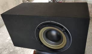 Visteon 8" DVC Subwoofer with Box. Compact Woofer Basstube.