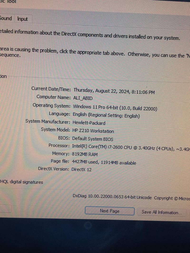 Computer PC i7 Nvidia 8gb/128gb/500gb 5