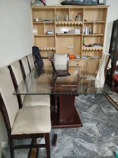 Dining table with chairs