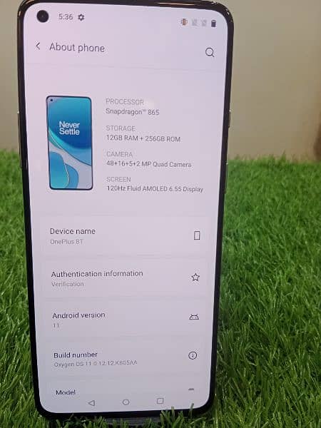 One Plus 8T 12/256 GB 2