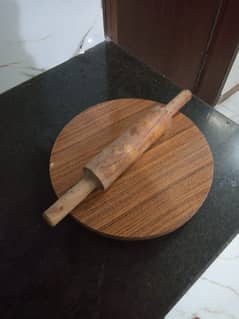 wooden chakkla with belan 0