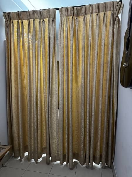 Double Curtains Slightly used 1