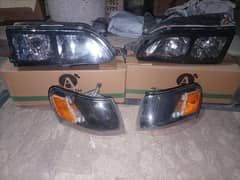 headlights complete set for Indus Corolla