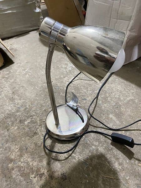 Metal-Finished Table Lamp Eye-Caring E27 3-Way Dimmable Student Read 0