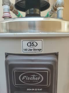 Fischer 35 gallon Gas gyser  Slightly used