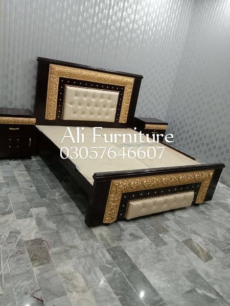 King bed/Wooden bed/ 6