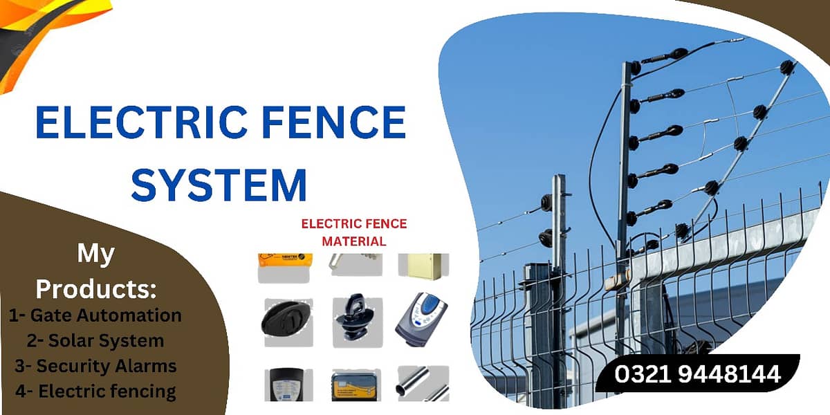 Electric Fence / Electric Fence Material / solar system 10