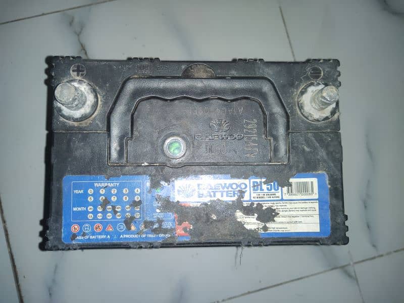 Dry Daewoo Battery DL50 3 months warranty available 2