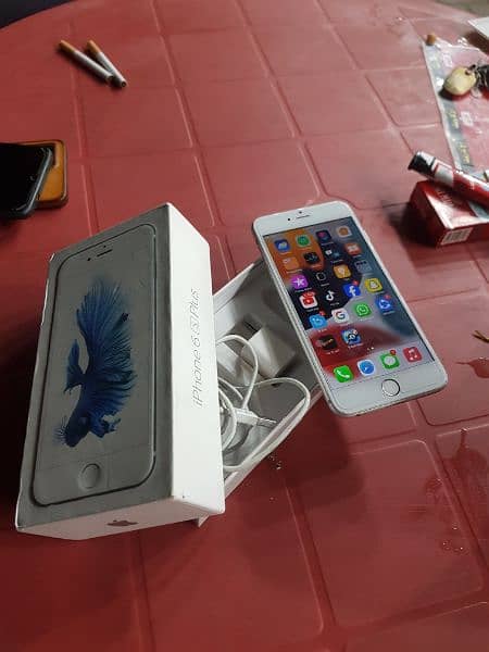 iPhone 6s plus full box 64 GB pta approved  new condition original 1