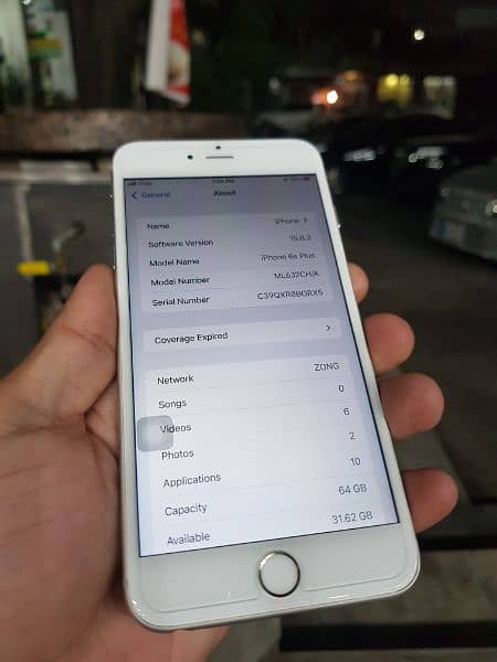 iPhone 6s plus full box 64 GB pta approved  new condition original 7