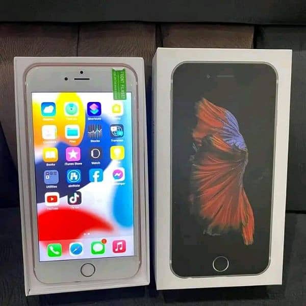 Iphone 6 with box and charger watsap no 03232731062 3