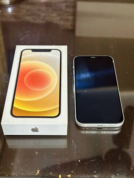 iPhone 12 White Non-PTA 128GB with Box Supported iOS 18 0