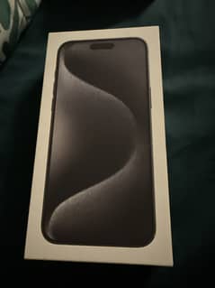 iPhone 15 pro max black 256GB