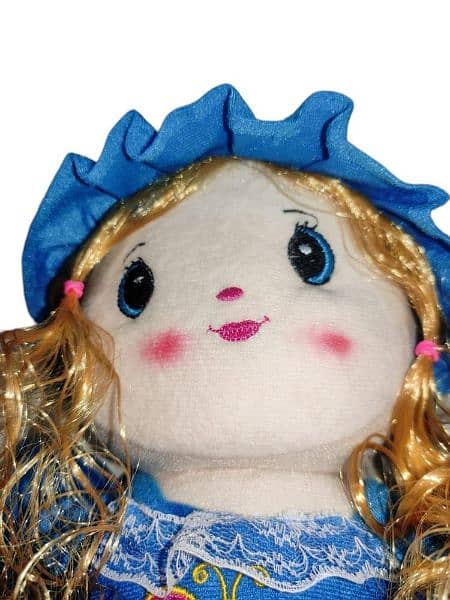 Stuffed Washable Embroidered Doll 1