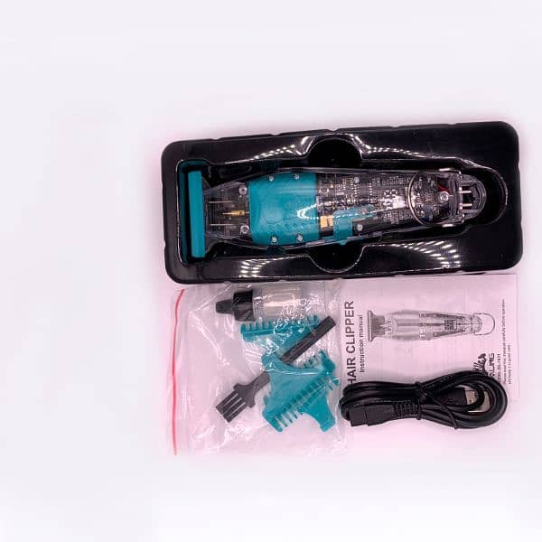 Daling DL-1631 Full Transparent Visible Body LED Dispaly Hair Trimmer 3