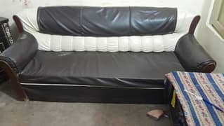 pure leather 5 seater sofa set