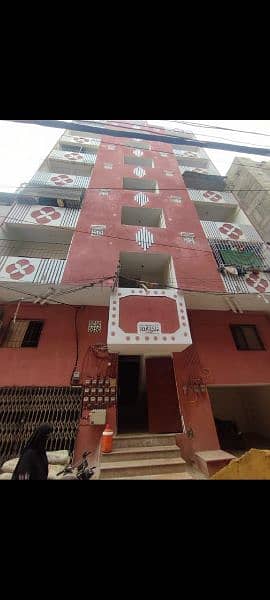 1st floor flat of 3 rooms available in sector D, Akhtar colony. 8