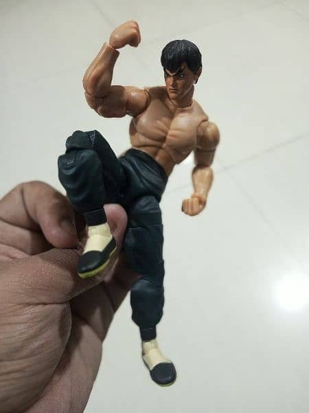 Jada Toys Street Fighter Fei Long Action Figure articulated 4