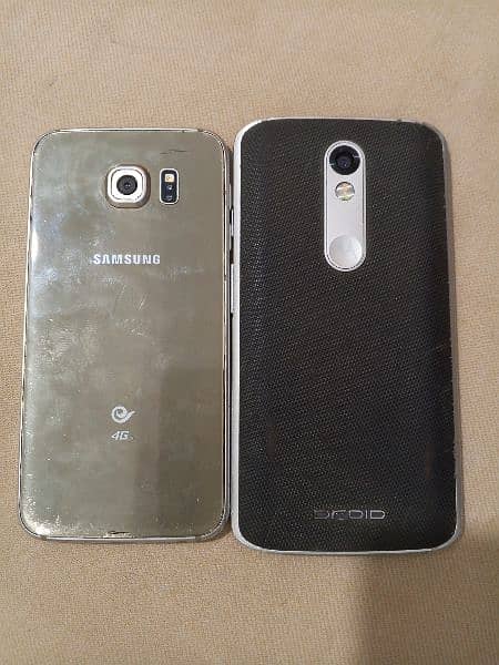 Motorola Droid Turbo 2 + Samsung S6 8