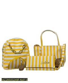 3 Pcs Set Of Beautiful Girl's Hand Bag