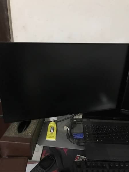 dell ultra sharp Led 24 inch and Lenovo 24 inch built in HD Camera 2