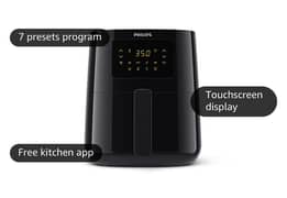 PHILIPS Imported Digital Air Fryer HD9252/90 with Touch Panel.