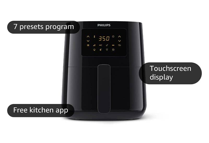 PHILIPS Imported Digital Air Fryer HD9252/90 with Touch Panel. 0