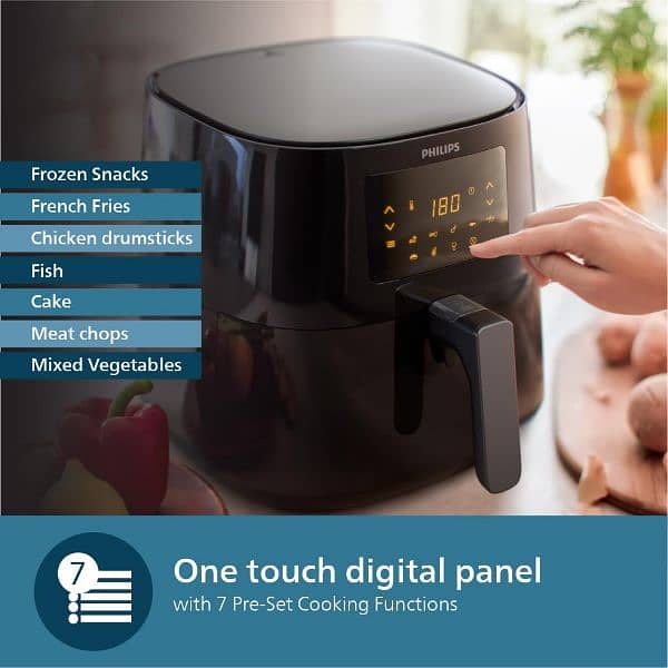 PHILIPS Imported Digital Air Fryer HD9252/90 with Touch Panel. 8