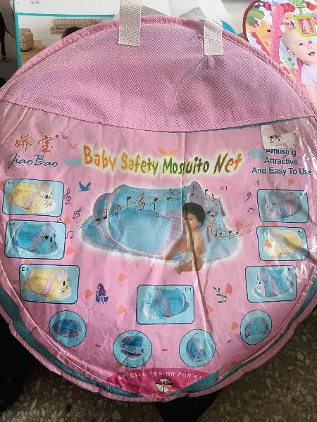 baby safety mosquito net + Chicco nail cutter kit 1