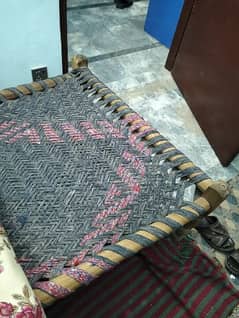 Handmade wooden charpai for sale