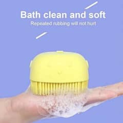 Silicone bath brush