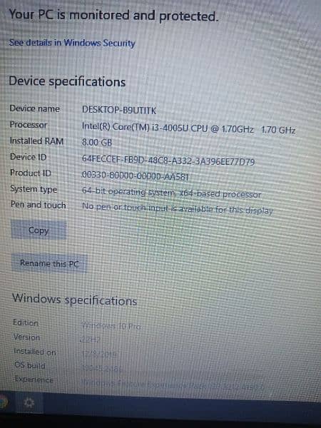 Core i3 4th Generation Full Size Laptop 4