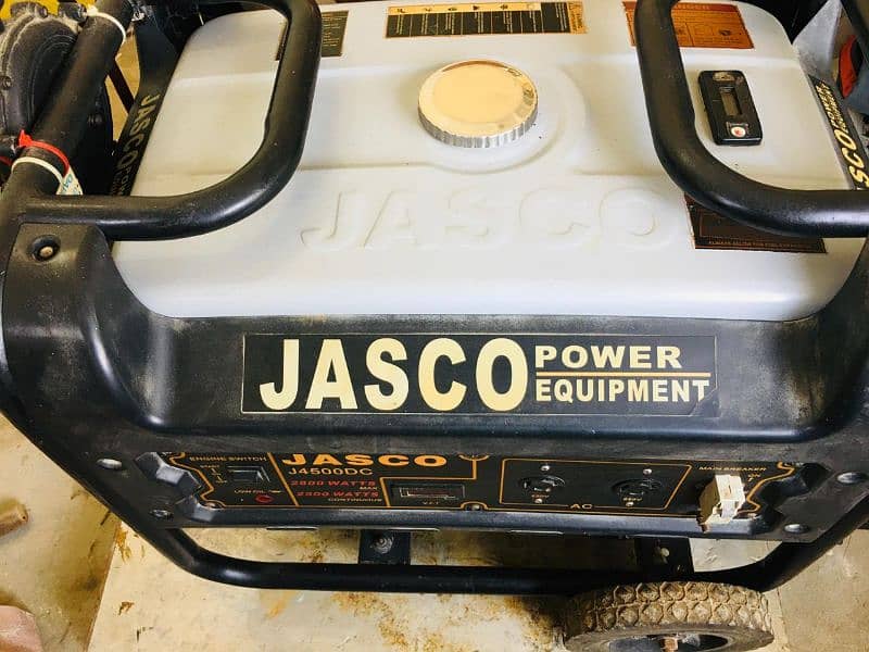 Jasco Generator 3kw with New Engine and self operating and battery 4