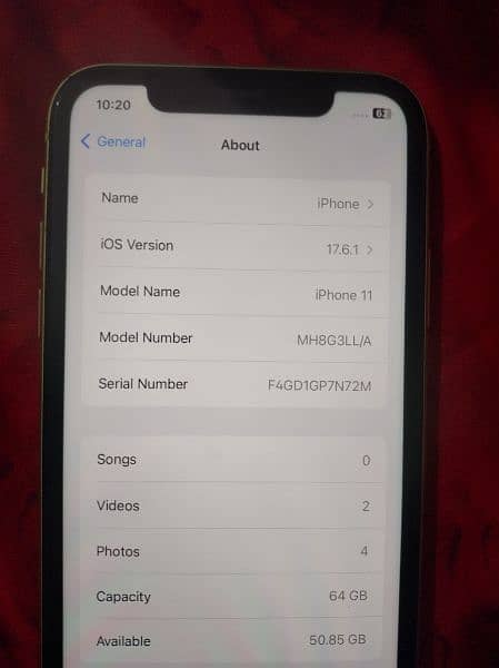 Iphone 11 only mobile btri health 82% good condition 10/10 non pta 6