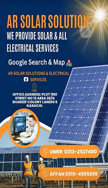 solar installation/solar maintenance/electric service 0