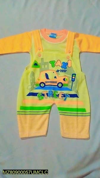 2 Pcs Kid's Stitched Fleece Printed Shirt And Trouser Set 9