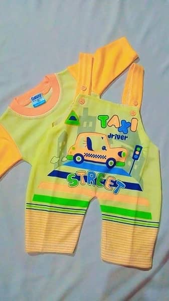 2 Pcs Kid's Stitched Fleece Printed Shirt And Trouser Set 10