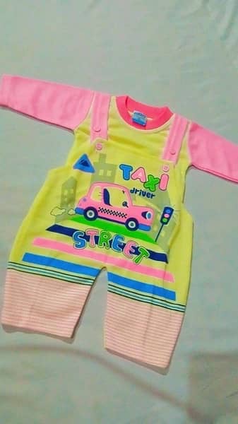 2 Pcs Kid's Stitched Fleece Printed Shirt And Trouser Set 12