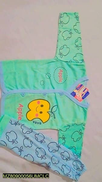 2 Pcs Kid's Stitched Fleece Printed Shirt And Trouser Set 19