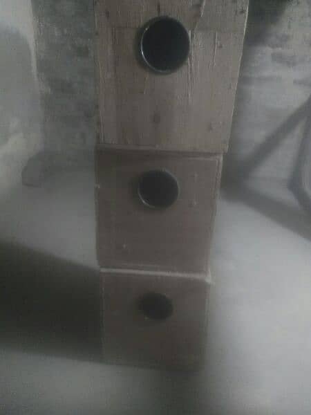 finch with cage and love bird box 1