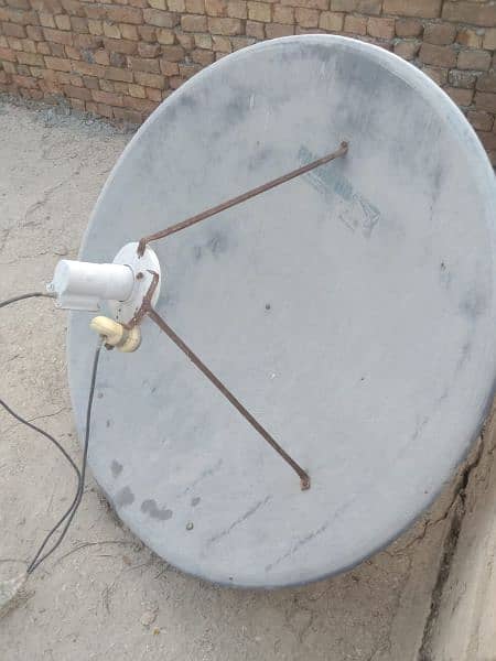 21. inch TV. nobal  dish antina and eccolink receiver mukamal sat . . 3