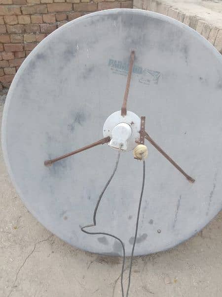 21. inch TV. nobal  dish antina and eccolink receiver mukamal sat . . 4