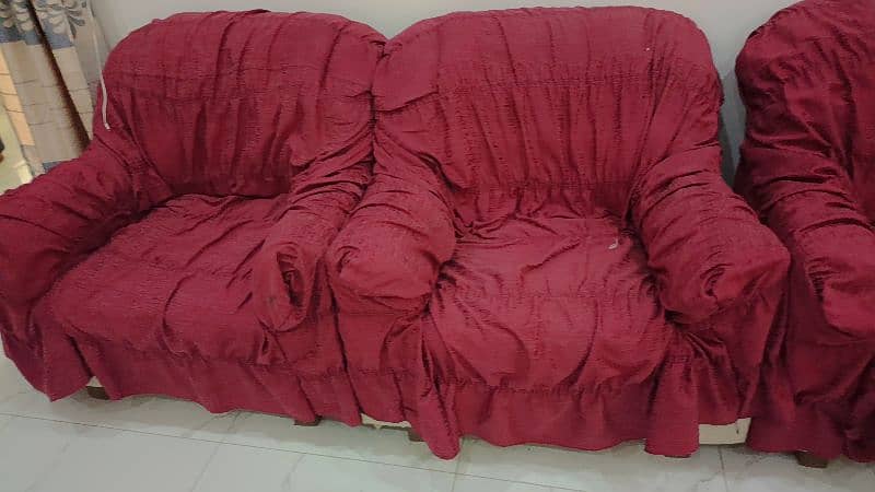 Sofa Set with Cover. 6